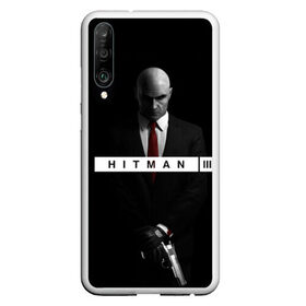 Чехол для Honor P30 с принтом Hitman 3 в Курске, Силикон | Область печати: задняя сторона чехла, без боковых панелей | hitman | hitman 3 | hitman iii | красный | надпись | хитман | хитман 3