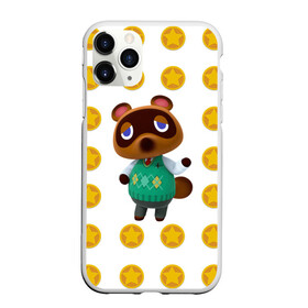 Чехол для iPhone 11 Pro матовый с принтом Animal crossing - Nook в Курске, Силикон |  | Тематика изображения на принте: animal crossing | nook | детский | желтый | игра | компьютерный | кроссинг | монеты | нок | нук | персонаж | подарок | том нук | узор | энимал кросинг