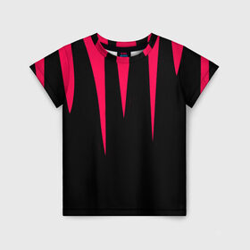 Детская футболка 3D с принтом Полуночный огонь в Курске, 100% гипоаллергенный полиэфир | прямой крой, круглый вырез горловины, длина до линии бедер, чуть спущенное плечо, ткань немного тянется | вечер | ночь | огонек | пламя | пожар | сумерки | темнота | тьма