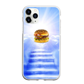 Чехол для iPhone 11 Pro Max матовый с принтом Райский бургер в Курске, Силикон |  | Тематика изображения на принте: food | hamburger | hot dog | ангел | блики | булка | булочка | бургер | бутерброд | вкусняшки | гамбургер | еда | котлета | лестница | лучи | небесный | небо | обжора | облака | пейзаж | природа | рай | сендвич