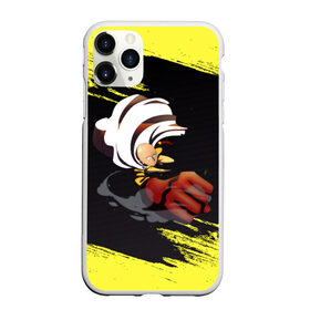 Чехол для iPhone 11 Pro матовый с принтом Сайтама One Punch Man в Курске, Силикон |  | anime | one punch man | аниме | анимэ | бэнг | ван панч мэн | ванпанчмен | генос | кинг | сайтама | соник | супер герой | торнадо | уан панч мен