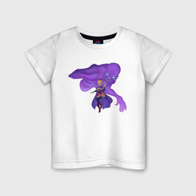 Детская футболка хлопок с принтом Темный маг в Курске, 100% хлопок | круглый вырез горловины, полуприлегающий силуэт, длина до линии бедер | волшебник | дух | маг | мальчик | парень | череп