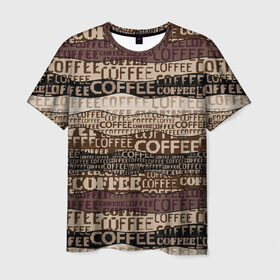 Мужская футболка 3D с принтом Coffee в Курске, 100% полиэфир | прямой крой, круглый вырез горловины, длина до линии бедер | americano | coffee | espresso | latte | nescafe | американо | бариста | бармен | капучино | кофе | кофевар | кофейные зерна | кофейня | кружка кофе | латте | макиато | моккачино | мокко | нескафе | чай | чашка кофе | шоколад