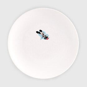 Тарелка с принтом Микки в Курске, фарфор | диаметр - 210 мм
диаметр для нанесения принта - 120 мм | glitch | mickey | mouse | глитч | маус | микки