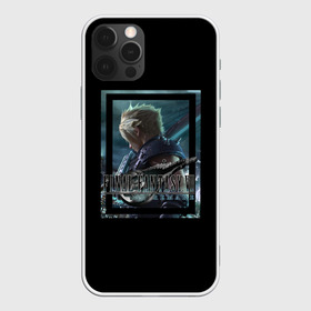 Чехол для iPhone 12 Pro Max с принтом Final Fantasy VII Remake в Курске, Силикон |  | final fantasy | final fantasy vii remake | герой | игра | компьютерная | подарок | ремейк | силуэт | синяя | узор | файнл фэнтези