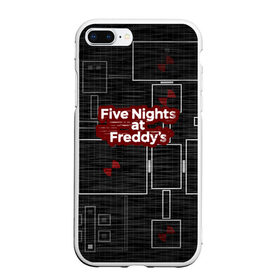 Чехол для iPhone 7Plus/8 Plus матовый с принтом Five Nights At Freddy в Курске, Силикон | Область печати: задняя сторона чехла, без боковых панелей | 5 ночей с фредди | five nights at freddys | fnaf | игра | игрок | книга | логотип | пиццерия | подарок | страшилка | схема | фнаф | фредди