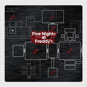 Магнитный плакат 3Х3 с принтом Five Nights At Freddy в Курске, Полимерный материал с магнитным слоем | 9 деталей размером 9*9 см | 5 ночей с фредди | five nights at freddys | fnaf | игра | игрок | книга | логотип | пиццерия | подарок | страшилка | схема | фнаф | фредди