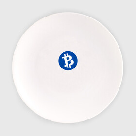 Тарелка с принтом Bitcoin в Курске, фарфор | диаметр - 210 мм
диаметр для нанесения принта - 120 мм | bitcoin | btc | биткоин | валюта | деньги | криптовалюта
