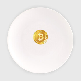 Тарелка с принтом bitcoin в Курске, фарфор | диаметр - 210 мм
диаметр для нанесения принта - 120 мм | bitcoin | btc | биткоин | валюта | деньги | криптовалюта