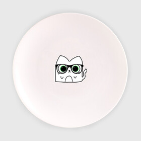 Тарелка 3D с принтом Кот Зефир очкарик в Курске, фарфор | диаметр - 210 мм
диаметр для нанесения принта - 120 мм | животное | интересные иллюстрации | кот зефир | кот очкарик | кошка | прикольные картинки | эмоджи