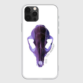Чехол для iPhone 12 Pro Max с принтом The Skull в Курске, Силикон |  | альтернатива | андеграунд | гот | готика | готический стиль | готы | фиолетовый череп | череп | череп животного