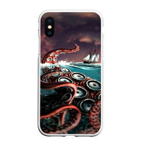 Чехол для iPhone XS Max матовый с принтом Lovecraft в Курске, Силикон | Область печати: задняя сторона чехла, без боковых панелей | Тематика изображения на принте: lovecraft | говард филлипс лавкрафт | ктулху | лавкрафт | филлипс лавкрафт