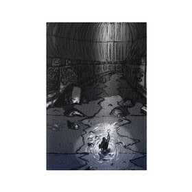 Обложка для паспорта матовая кожа с принтом Lovecraft / Лавкрафт в Курске, натуральная матовая кожа | размер 19,3 х 13,7 см; прозрачные пластиковые крепления | lovecraft | говард филлипс лавкрафт | ктулху | лавкрафт | филлипс лавкрафт