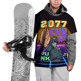 Накидка на куртку 3D с принтом Retro Cyberpunk в Курске, 100% полиэстер |  | 2077 | 3d | cyber punk | cyberpunk | retro | кибер панк | киберпанк | полная запечатка | ретро | робот