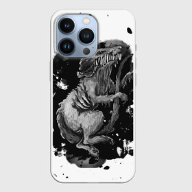 Чехол для iPhone 13 Pro с принтом Крыса и черные пятна в Курске,  |  | белый | графика | кляксы | крыса | мышь | нежить | пятна | хоррор | чернила | черный