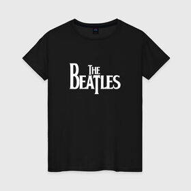 Женская футболка хлопок с принтом The Beatles в Курске, 100% хлопок | прямой крой, круглый вырез горловины, длина до линии бедер, слегка спущенное плечо | beatles | john lennon | music | paul mccartney | rock | the beatles | yellow submarine | yesterday | битлз | битлс | битлы | джон леннон | леннон | маккартни | музыка | пол маккартни | рок