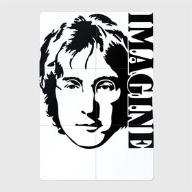 Магнитный плакат 2Х3 с принтом Lennon Beatles Imagine в Курске, Полимерный материал с магнитным слоем | 6 деталей размером 9*9 см | imagine | the beatles | битлз | битломан | битлы | всемирный день | группа | джон | известный | леннон | ленон | логотип | музыка | музыкант | очки | популярный | портрет | представь | рок группа | старр | топ | хит