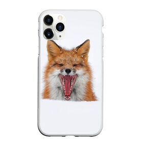 Чехол для iPhone 11 Pro Max матовый с принтом Снежная лиса в Курске, Силикон |  | Тематика изображения на принте: fox | foxy | животное | звери | лиса | лисенок | лисичка | милая | рыжая | фокс