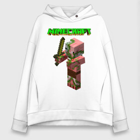 Женское худи Oversize хлопок с принтом Minecraft в Курске, френч-терри — 70% хлопок, 30% полиэстер. Мягкий теплый начес внутри —100% хлопок | боковые карманы, эластичные манжеты и нижняя кромка, капюшон на магнитной кнопке | minecraft | алекс | белый | блоки | ведьма | взрывчатка | визера | волк | гаст | добывать | дракон | зеленый куб | зомби | игра | крафт | крипер | кубики | лошадка | майн | майнкрафт | манкрафт | овечка | оцелот