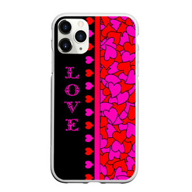 Чехол для iPhone 11 Pro Max матовый с принтом LOVE в Курске, Силикон |  | 8 марта | heart | love you | valentines day | валентинка | влюбленным | девушке | день рождения | жена | женщинам | лучшая | любимая | люблю | любовь | молодоженам | подарок | поздравление | праздник | самая | свадьба