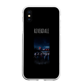 Чехол для iPhone XS Max матовый с принтом футболка Riverdale в Курске, Силикон | Область печати: задняя сторона чехла, без боковых панелей | Тематика изображения на принте: riverdale | tegunvteg | картинка | футболка | хлопок | черный