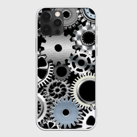 Чехол для iPhone 12 Pro Max с принтом ЧАСОВОЙ МЕХАНИЗМ в Курске, Силикон |  | clock | iron | stimpank | time | watch | времяя | железо | зубцы | колеса | механизм | сталь | стимпанк | часы | шестеренки