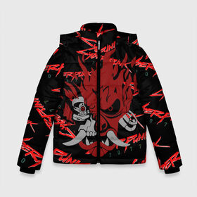 Зимняя куртка для мальчиков 3D с принтом Cyberpunk2077 red samurai в Курске, ткань верха — 100% полиэстер; подклад — 100% полиэстер, утеплитель — 100% полиэстер | длина ниже бедра, удлиненная спинка, воротник стойка и отстегивающийся капюшон. Есть боковые карманы с листочкой на кнопках, утяжки по низу изделия и внутренний карман на молнии. 

Предусмотрены светоотражающий принт на спинке, радужный светоотражающий элемент на пуллере молнии и на резинке для утяжки | 2077 | cyber punk 2077 | cyberpunk | cyberpunk2077art | red | samurai | киберпанк | красный 2077