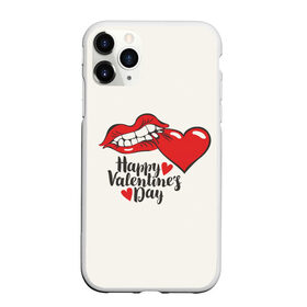 Чехол для iPhone 11 Pro Max матовый с принтом Happy Valentines Day в Курске, Силикон |  | Тематика изображения на принте: 14 февраля | love | valentines day | амур | валентинка | вторая половинка | день всех влюбленных | купидон | любовь | отношения | подарок любви | поцелуй | праздник любви | романтика | свидание | сердечки