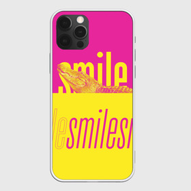 Чехол для iPhone 12 Pro Max с принтом Улыбнись (крокодил) в Курске, Силикон |  | Тематика изображения на принте: smile | гена | желтый | крокодил | позитив | розовый | улыбка | улыбнись