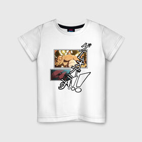 Детская футболка хлопок с принтом рак game over в Курске, 100% хлопок | круглый вырез горловины, полуприлегающий силуэт, длина до линии бедер | Тематика изображения на принте: gaming | игры | клешни | рак | юмор | японский