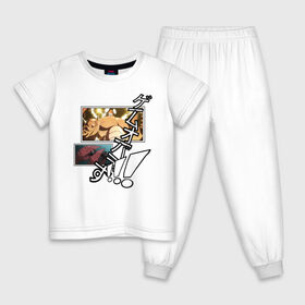 Детская пижама хлопок с принтом рак game over в Курске, 100% хлопок |  брюки и футболка прямого кроя, без карманов, на брюках мягкая резинка на поясе и по низу штанин
 | gaming | игры | клешни | рак | юмор | японский
