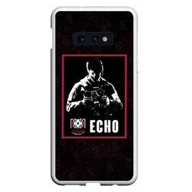 Чехол для Samsung S10E с принтом Echo в Курске, Силикон | Область печати: задняя сторона чехла, без боковых панелей | echo | r6s | rainbow six siege | оперативник | персонаж | эхо