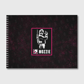 Альбом для рисования с принтом Mozzie в Курске, 100% бумага
 | матовая бумага, плотность 200 мг. | mozzie | r6s | rainbow six siege | моззи | оперативник | персонаж
