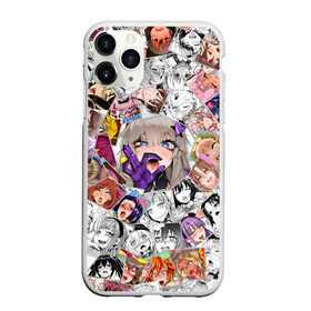 Чехол для iPhone 11 Pro матовый с принтом Ahegao завихрение в Курске, Силикон |  | ahegao | anime | manga | аниме | ахегао | коллаж | манга | паттерн