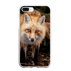 Чехол для iPhone 7Plus/8 Plus матовый с принтом Лиса в Курске, Силикон | Область печати: задняя сторона чехла, без боковых панелей | fox | foxy | животное | звери | лиса | лисенок | лисичка | милая | рыжая | фокс