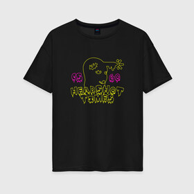 Женская футболка хлопок Oversize с принтом CS GO Headshot times в Курске, 100% хлопок | свободный крой, круглый ворот, спущенный рукав, длина до линии бедер
 | counter strike | cs | cs go | game | headshot | игра | хэдшот