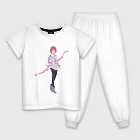 Детская пижама хлопок с принтом Гаутер в Курске, 100% хлопок |  брюки и футболка прямого кроя, без карманов, на брюках мягкая резинка на поясе и по низу штанин
 | anime | the seven deadly sins | аниме | гаутер | мультик