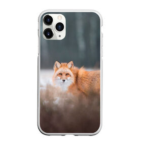 Чехол для iPhone 11 Pro Max матовый с принтом Лиса в Курске, Силикон |  | Тематика изображения на принте: fox | foxy | животное | звери | лиса | лисенок | лисичка | милая | рыжая | фокс