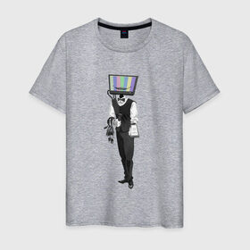 Мужская футболка хлопок с принтом Убийца времени в Курске, 100% хлопок | прямой крой, круглый вырез горловины, длина до линии бедер, слегка спущенное плечо. | игры | компьютер | прокастинация | телевизор | телефон