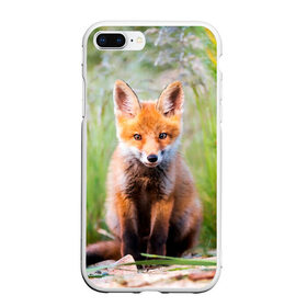 Чехол для iPhone 7Plus/8 Plus матовый с принтом Лисичка в Курске, Силикон | Область печати: задняя сторона чехла, без боковых панелей | fox | foxy | животное | звери | лиса | лисенок | лисичка | милая | рыжая | фокс