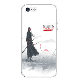 Чехол для iPhone 5/5S матовый с принтом ASSASSIN`S CREED в Курске, Силикон | Область печати: задняя сторона чехла, без боковых панелей | black flag | brotherhood | chronicles | creed | game | origins | revelations | rogue | syndicate | unity | valhalla | альтаир | ассасин | игры | кинжал | пираты