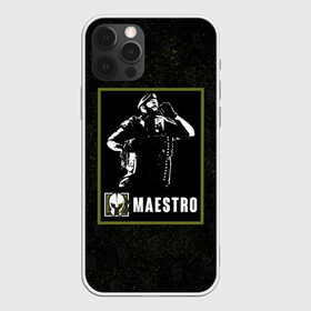 Чехол для iPhone 12 Pro Max с принтом Maestro в Курске, Силикон |  | Тематика изображения на принте: maestro | r6s | rainbow six siege | маэстро | оперативник | персонаж