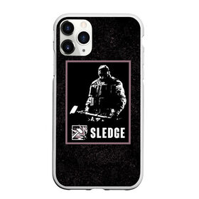 Чехол для iPhone 11 Pro Max матовый с принтом Sledge в Курске, Силикон |  | Тематика изображения на принте: r6s | rainbow six siege | sledge | оперативник | персонаж | следж