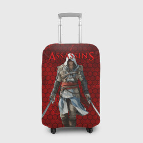 Чехол для чемодана 3D с принтом Assassin’s Creed в Курске, 86% полиэфир, 14% спандекс | двустороннее нанесение принта, прорези для ручек и колес | action adventure | action rpg | creed | игра | мультиплатформенная | паркур | стелс