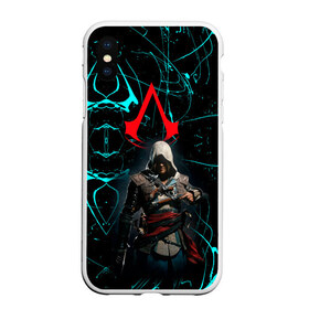 Чехол для iPhone XS Max матовый с принтом Assassin’s Creed в Курске, Силикон | Область печати: задняя сторона чехла, без боковых панелей | Тематика изображения на принте: action adventure | action rpg | creed | игра | мультиплатформенная | паркур | стелс