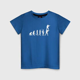 Детская футболка хлопок с принтом EVOLUTION в Курске, 100% хлопок | круглый вырез горловины, полуприлегающий силуэт, длина до линии бедер | 16 | counterstrike | csgo | evolution | global offensive | memes | source | ксго | подсадка | прогресс | развитие | эволюция