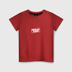 Детская футболка хлопок с принтом TILT в Курске, 100% хлопок | круглый вырез горловины, полуприлегающий силуэт, длина до линии бедер | 16 | counterstrike | global offensive | memes | source | tilt | тильт
