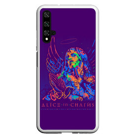 Чехол для Honor 20 с принтом Alice in Chains в Курске, Силикон | Область печати: задняя сторона чехла, без боковых панелей | alice in chains | алиса в цепях | альтернативный метал | гранж | рок | сладж метал | хард рок | хеви метал | элис ин чэйнс