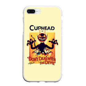 Чехол для iPhone 7Plus/8 Plus матовый с принтом Cuphead в Курске, Силикон | Область печати: задняя сторона чехла, без боковых панелей | cup head | cuphead | game | games | игра | игры | кап хэд | купахэд