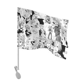 Флаг для автомобиля с принтом Мелиодас в Курске, 100% полиэстер | Размер: 30*21 см | Тематика изображения на принте: nanatsu no taizai | аниме | бан | гаутер | грехи | диана | кинг | манга | мелиода | мелиодас | мерлин | эсканор